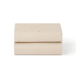 Image showing the Pack of 2 Fitted Bedside Crib Sheets, Cashmere Cross product.