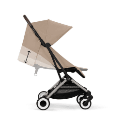 Image showing the Orfeo Compact Pushchair, Almond Beige product.