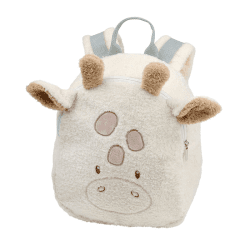 Image showing the Giraffe Baby Backpack, Cream product.