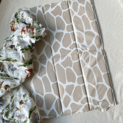 Image showing the Travel Changing Mat, Giraffe Print product.