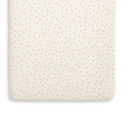 Image showing the Organic Crib Fitted Sheet, W35 x L80cm, Linen Rice product.