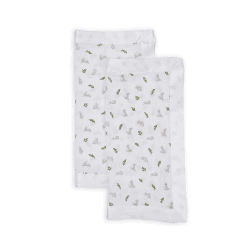 Image showing the Pack of 2 Muslin Comforter Blankets, Bunnies product.