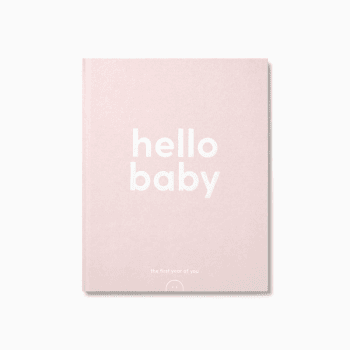 Image showing the Hello Baby Memory Book, Blush product.
