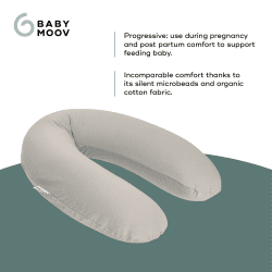 Image showing the Buddy Pregnancy Pillow with Silent Micro Beads, Sand product.