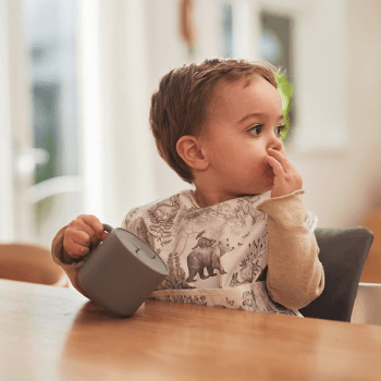 Image showing the Silicone Snack Cup, Nougat product.