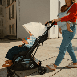 Image showing the Metro 3 Compact Stroller, Natural Beige product.