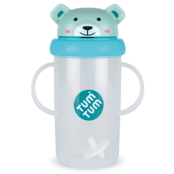 Image showing the Boris Bear Large Tippy Up Cup, 300ml product.