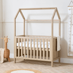 Image showing the Casa 3 in 1 Cot Bed, Harvest Oak product.