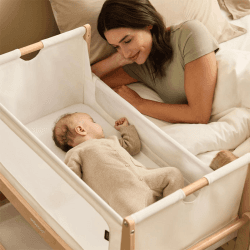 Image showing the SnuzPod5 Bedside Crib, Natural product.
