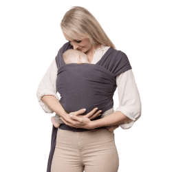 Image showing the Serenity Baby Wrap, Charcoal product.