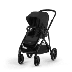 Image showing the Gazelle S Single to Double Pushchair, Moon Black product.