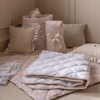 Image showing the Quilted Stay & Play Mat, Wildflower Garden product.