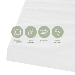 Image showing the Deluxe Eco Fibre Cot Mattress, 60 x 120 cm product.