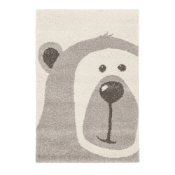 Image showing the Teddy Bear Rug, 80 x 150cm, Grey product.