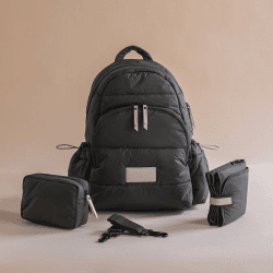 Image showing the Changing Backpack, Soft Black product.