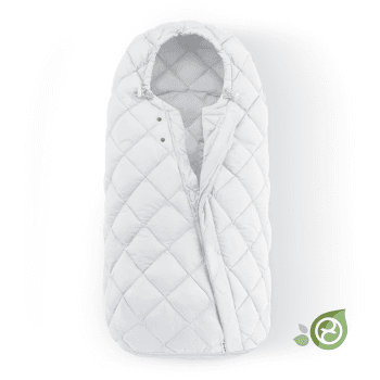 Image showing the Snøgga Puffer Footmuff, Lava Grey product.