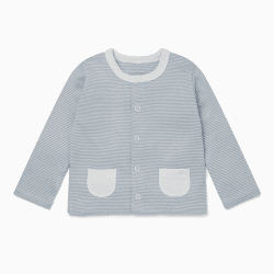 Image showing the Cardigan, 3 - 6 Months, Blue Stripe product.