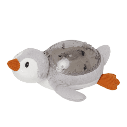 Image showing the Tranquil Penguin Musical Night Light, Grey product.
