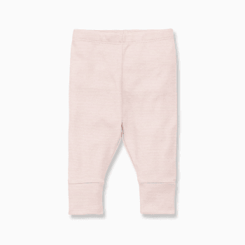 Image showing the Everyday Leggings, 3 - 6 Months, Blush Stripe product.