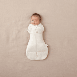 Image showing the Organic Winter Cocoon Swaddle Sleeping Bag 2.5 TOG 0 - 3 Months, Oatmeal product.