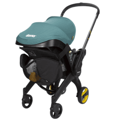 Image showing the Doona+ Snap On Storage Pocket, Black product.