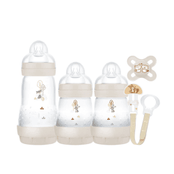 Image showing the Welcome to the World 5 Piece Baby Bottle Set, Ivory product.