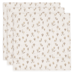 Image showing the Pack of 3 Muslin Cloths, 70 x 70cm, Tiny Park product.