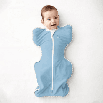 Image showing the Original Swaddle Sleeping Bag, 0.5 Tog, 3 - 6 Months, Dusty Blue product.