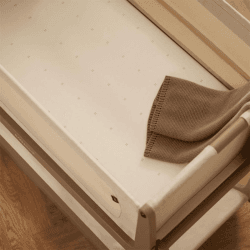 Image showing the Pack of 2 Fitted Bedside Crib Sheets, Cashmere Cross product.