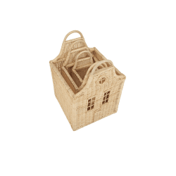 Image showing the Dutch House Set of 3 Storage Baskets, Rattan product.