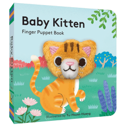 Image showing the Baby Kitten Finger Puppet Book product.