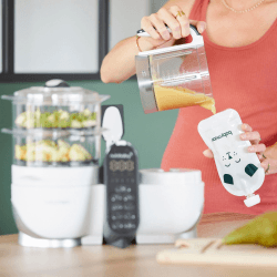 Image showing the Isy Pack of 20 Reusable Baby Food Pouches, Multi product.