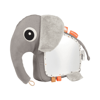 Image showing the Elphee Tummy Time Floor Mirror, Grey product.