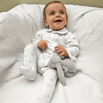 Image showing the Mouse Magnetic Fastening Sleepsuit Onesie, 6 Months, Blue product.
