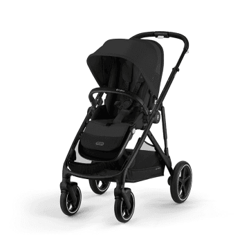 Image showing the Gazelle S Single to Double Pushchair, Moon Black product.
