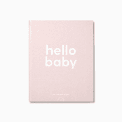 Image showing the Hello Baby Memory Book, Blush product.