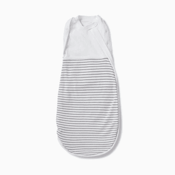Image showing the Newborn Swaddle Bag, Grey Stripe product.