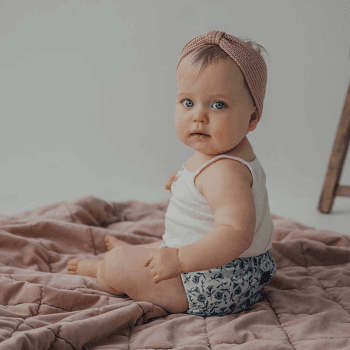 Image showing the Darling Buds Reusable Nappy, Blue product.