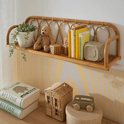 Image showing the Aria Large Shelf, Rattan product.
