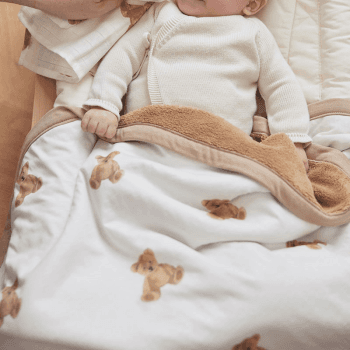 Image showing the Jersey Blanket, 1.5 TOG, Teddy Bear product.
