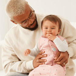 Image showing the All Year Jersey Sleeping Bag 1.0 TOG 3 - 12 Months, Daisies product.