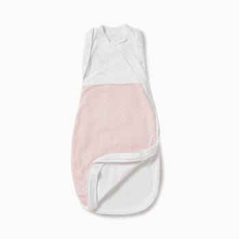 Image showing the Newborn Swaddle Bag, Blush Stripe product.