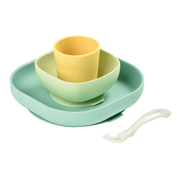 Image showing the 4 Piece Silicone Meal Set, Natural product.