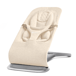 Image showing the Evolve 3 in 1 Baby Bouncer, Cream product.