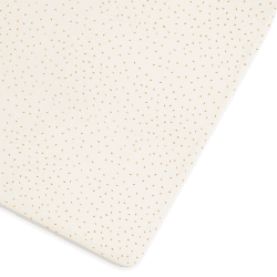 Image showing the Organic Cot & Cot Bed Fitted Sheet, W60 x L120cm, Linen Rice product.