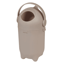 Image showing the Dropy Nappy Bin, Taupe product.