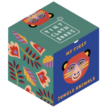 Image showing the Tiny Cloth Books My First Jungle Animals, Mixed product.