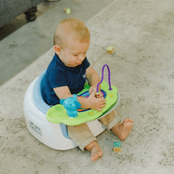 Image showing the 3 in 1 Convertible Multi-Purpose Baby Seat, Powder Blue product.