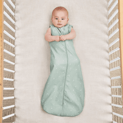 Image showing the All Year Jersey Sleeping Bag 1.0 TOG 3 - 12 Months, Sage product.
