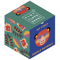 Image showing the Tiny Cloth Books My First Jungle Animals, Mixed product.